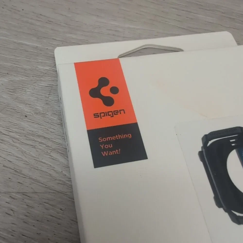 Spigen For Apple Watch Series 10 (46mm) Rugged Armor Case Only Matte Black New